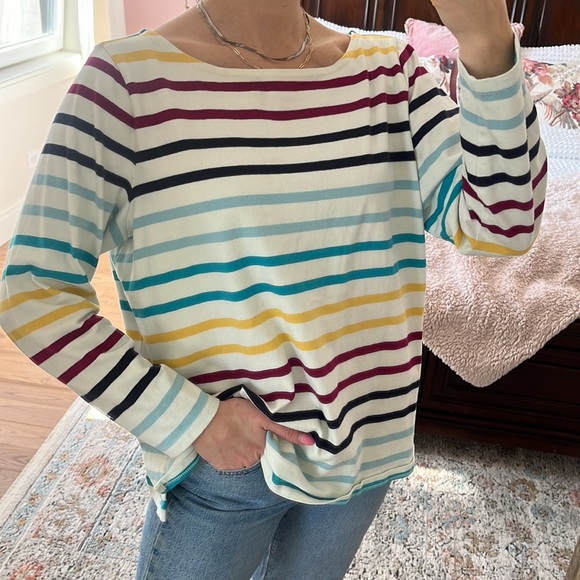 Talbots AUTHENTIC TALBOTS TEE - BOWEN STRIPE size 1x - Picture 4 of 12